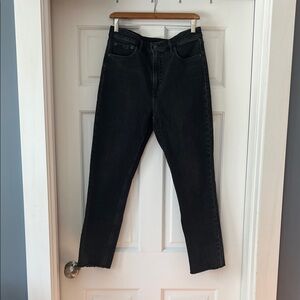GAP Vintage Slim Sky High Jeans - washed black